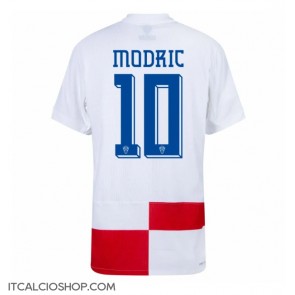 Croazia Luka Modric #10 Prima Maglia Europei 2024 Manica Corta